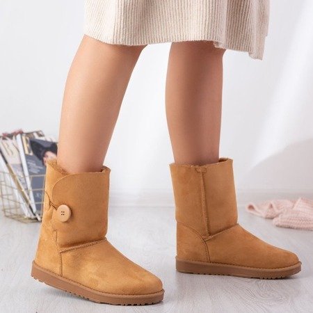 Brown Nuka Sheepskin Boots - Footwear