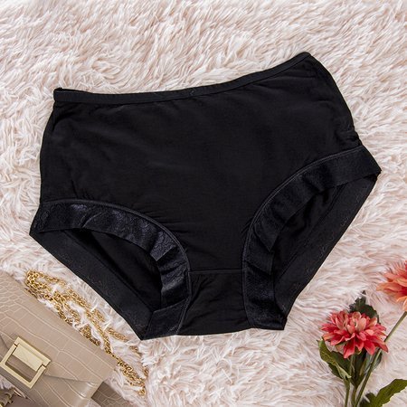 Černé dámské kalhotky kalhotky - Spodní prádlo