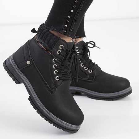 Černé dámské zateplené boty od Magiten - Footwear
