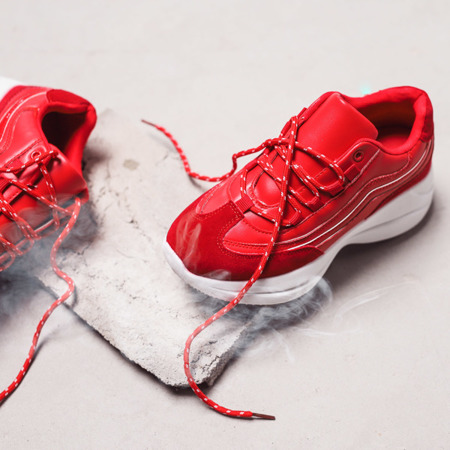 Czerwone buty sportowe Eveline - Obuwie