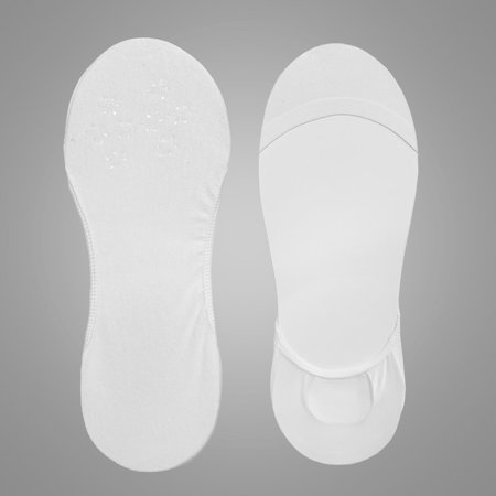 Dámské bílé baleríny kotníkové ponožky - ponožky