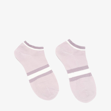 Dámské fialové kotníkové ponožky - Spodní prádlo