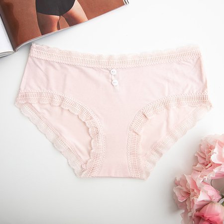 Dámské růžové třpytivé kalhotky - spodní prádlo