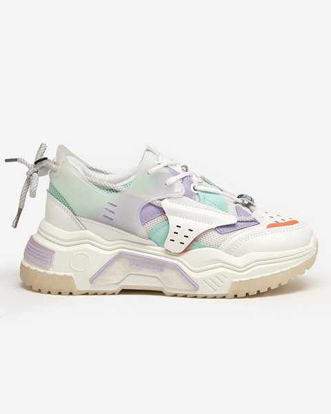 Dámské sportovní boty tenisky v bílé a fialové barvě Xillop - Obuv