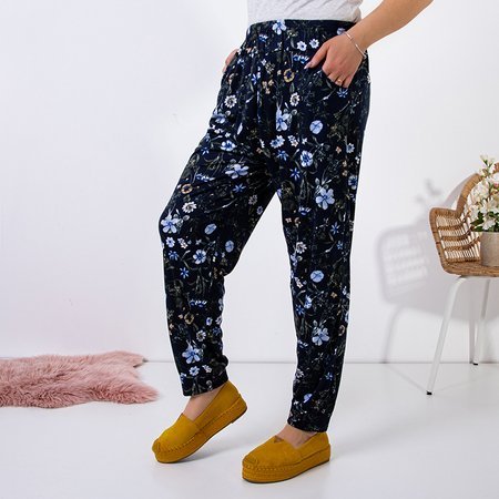 Dámské vzorované kalhoty PLUS SIZE - Oblečení