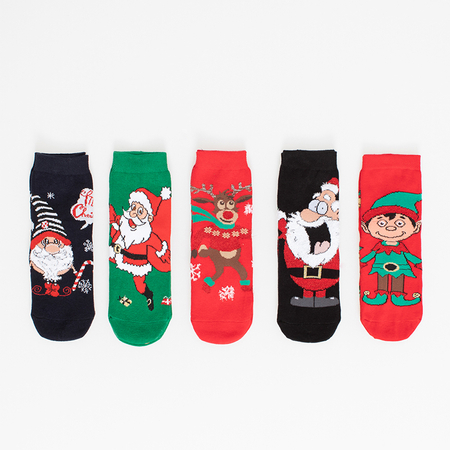Dětská vánoční sada ponožek 5 / balení - Spodní prádlo