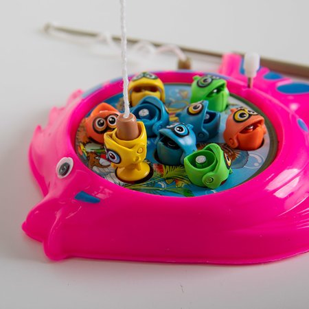 Fuchsiová dětská hračka pro rybaření - Hračky