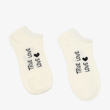 Krémové dámské ponožky - Spodní prádlo