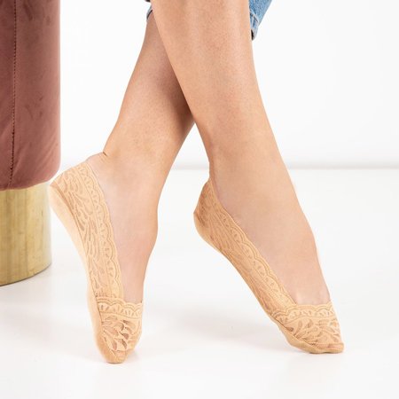 Masité bambusové balerínky s jemnou krajkou - ponožky