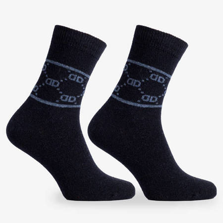 Námořnické modré pánské ponožky - ponožky