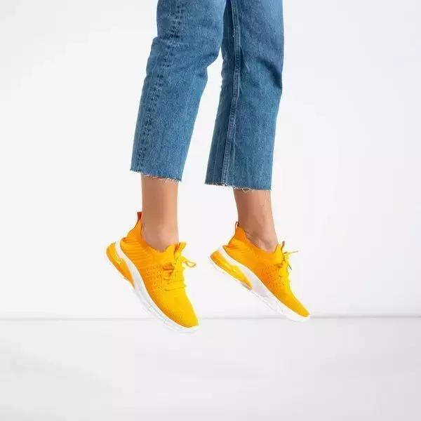 OUTLET Neonově oranžová dámská sportovní obuv Brighton - Obuv