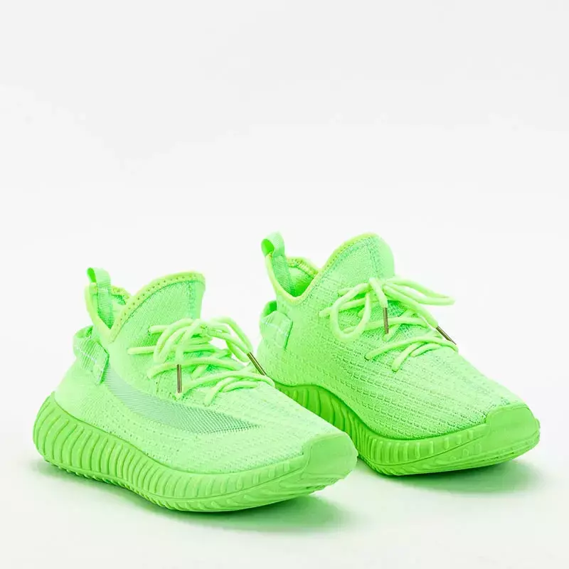 OUTLET Neonově zelená dámská sportovní obuv Fransi - Obuv