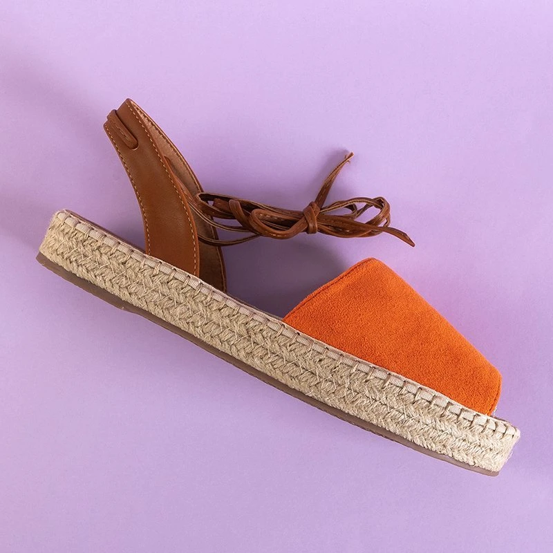 OUTLET Oranžové dámské sandály od firmy Alvina - Footwear