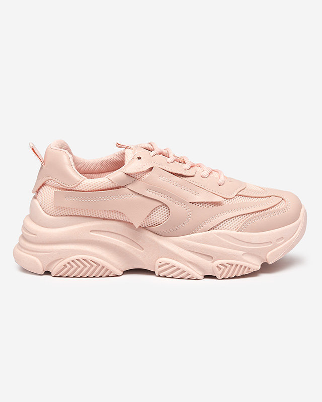 OUTLET Růžové dámské sportovní boty na masivní podrážce Okis - Obuv
