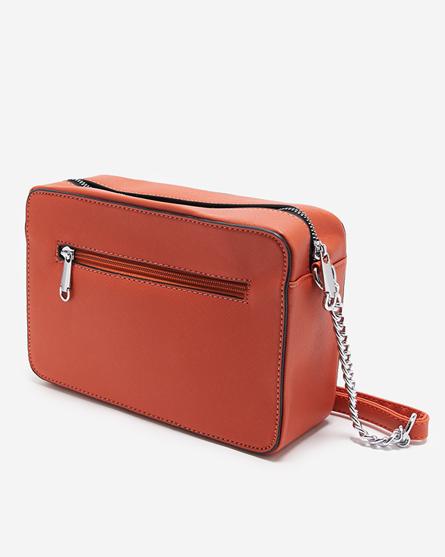 Oranžová dámská prolamovaná kabelka - Doplňky