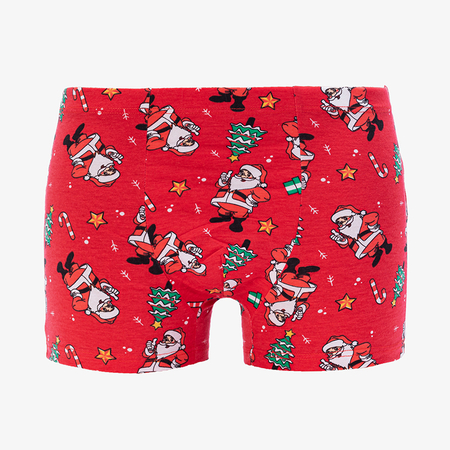 Pánské červené boxerky – spodní prádlo