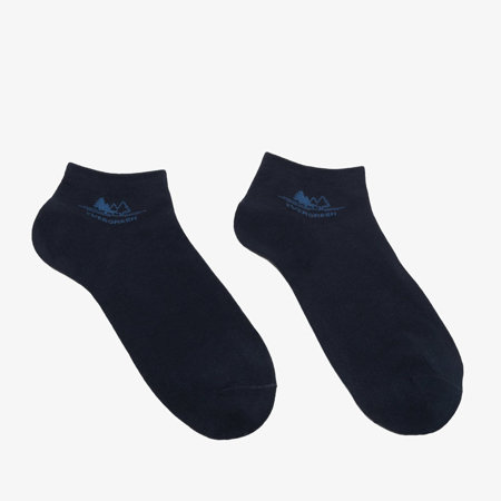Pánské tmavě modré nízké ponožky - Spodní prádlo