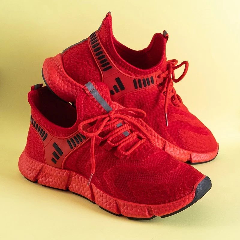 VÝPRODEJ Červené pánské sportovní boty Gagik - obuv