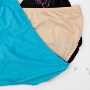 3 / balení barevné dámské slipy - spodní prádlo