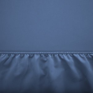 Bavlněná modrá plachta s gumičkou 140x200 - prostěradla