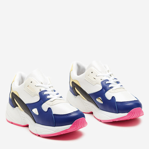 Bílá a modrá dámská sportovní obuv Venemis tenisky - Obuv