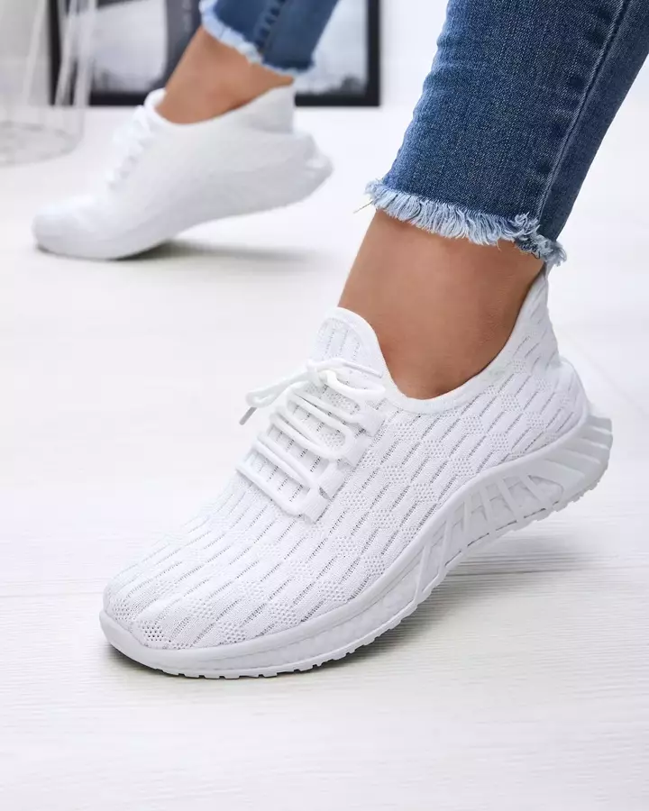 Bílá dámská látková sportovní obuv Orycys- Footwear