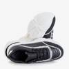 Black Botarina Animal Embossed Sports Shoes - Footwear