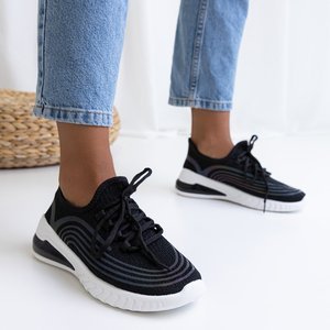 Black Ladies Trainers - Footwear