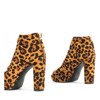 Boty na sloupku s leopardím střihem Marisha - obuv