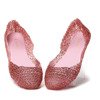 Carolina balerína růžové brokátové boty