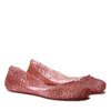 Carolina balerína růžové brokátové boty