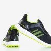 Černé a zelené dámské sportovní boty Birala - Footwear