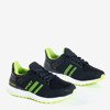 Černé a zelené dámské sportovní boty Birala - Footwear