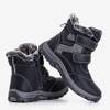 Černé chlapecké sněhové boty Tommi - Obuv
