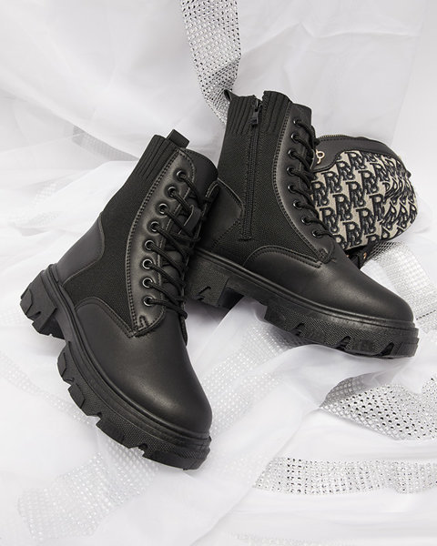 Černé dámské boty Sartafo- Obuv