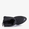 Černé dámské boty na sloupku Hipolita - obuv
