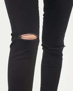 Černé dámské džínové kalhoty - Oblečení