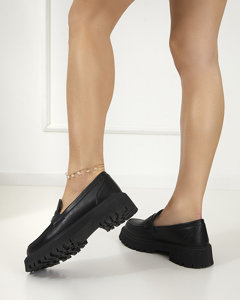 Černé dámské hladké boty Givosi - Obuv