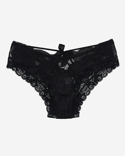 Černé dámské kalhotky - Spodní prádlo