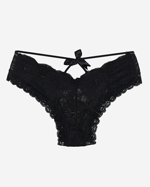 Černé dámské kalhotky - Spodní prádlo
