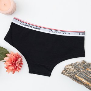 Černé dámské kalhotky - spodní prádlo