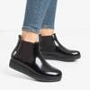 Černé dámské klínové boty od firmy Stasia - Footwear