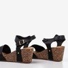 Černé dámské sandály prolamované Elemia - Footwear 1