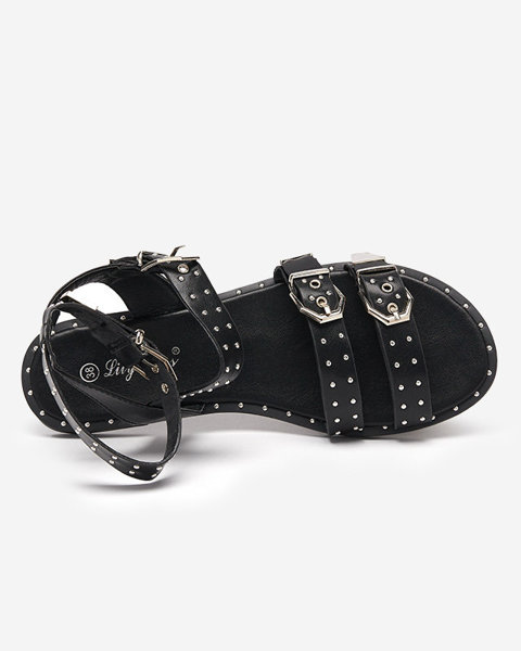 Černé dámské sandály s jety Flodi - Obuv