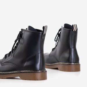 Černé dámské šněrovací boty Ormella - obuv