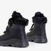 Černé dámské šněrovací sněhové boty značky Nevisa - Footwear
