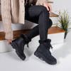Černé dámské šněrovací sněhové boty značky Nevisa - Footwear