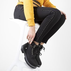 Černé dámské zateplené boty od Magiten - Footwear