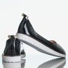 Černé lakované dámské baleríny Miracle - obuv 1