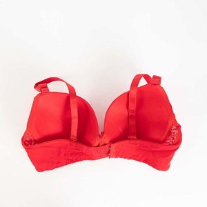 Červená krajková podprsenka - Spodní prádlo